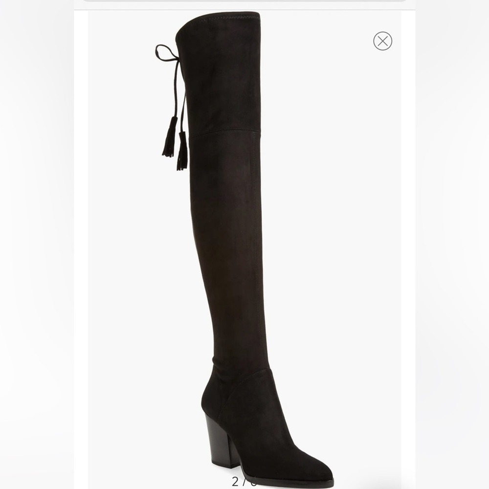 Marc Fisher LTD Alinda Over The Knee Boots. In Black. Size 7.